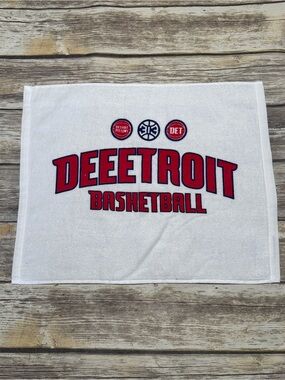 2026 Detroit Pistons Game 7 Giveaway Towel White Playoff Rally Towels